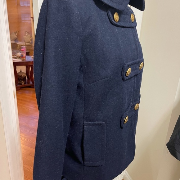 J. Crew Navy Peacoat with Gold Buttons - Picture 8 of 11
